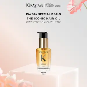 Kerastase Elixir Ultime 30ml Hair Oil for Shiny Hair & Anti Frizz - Serum Rambut untuk Lebih Berkilau & Anti Frizz - Mengandung & Wild & French Camellia