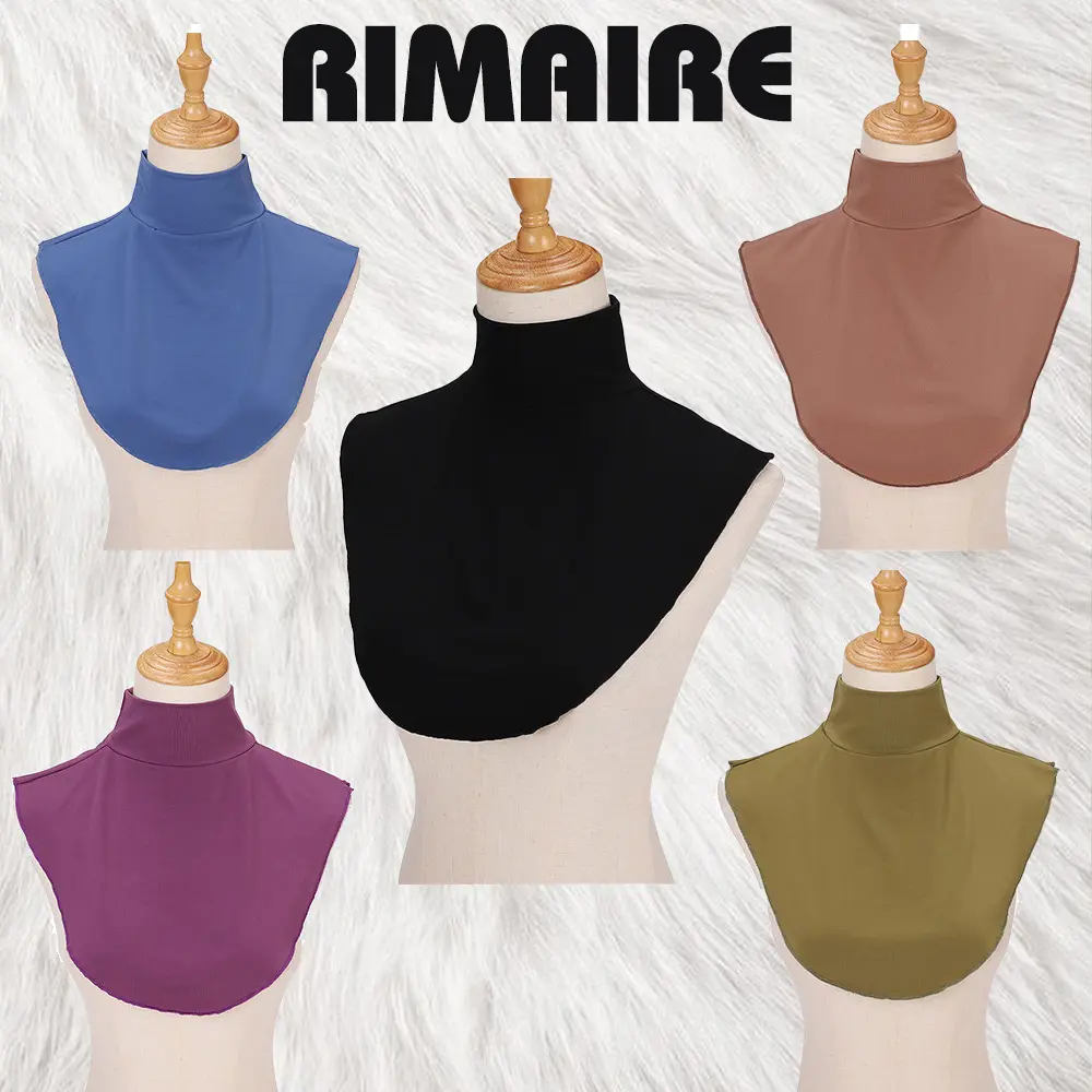 RIMAIRE Capital Hijabs Modal Cotton Neck Inner Female Accessories Fake Collar summer