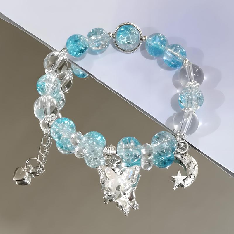 Product Introduction of [Yybooklu]COD Super Immortal Butterfly Bracelet Women Sweet Versatile Bracelet Colorful Beaded Bracelet Love Gift 16