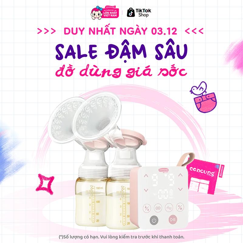 Máy hút sữa điện đôi Concung Good DP Comfort PLUS
