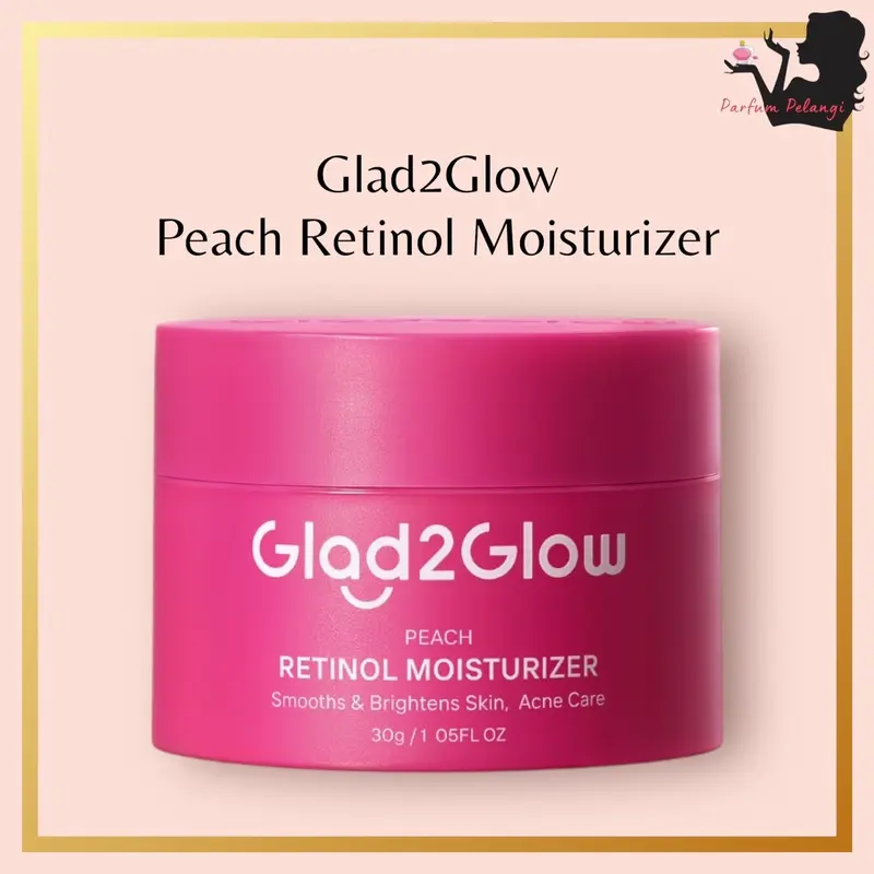 GLAD2GLOW Peach Retinol Moisturizer 30G Mencerahkan Hyaluronic 0