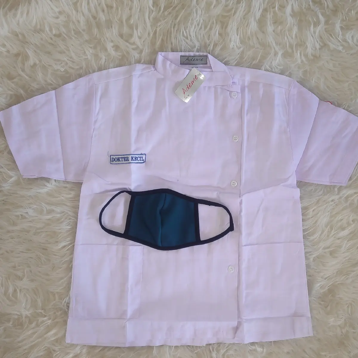 BAJU DOKTER / SERAGAM SEKOLAH /  DOKTER KECIL 1 SAMPAI 6 SD