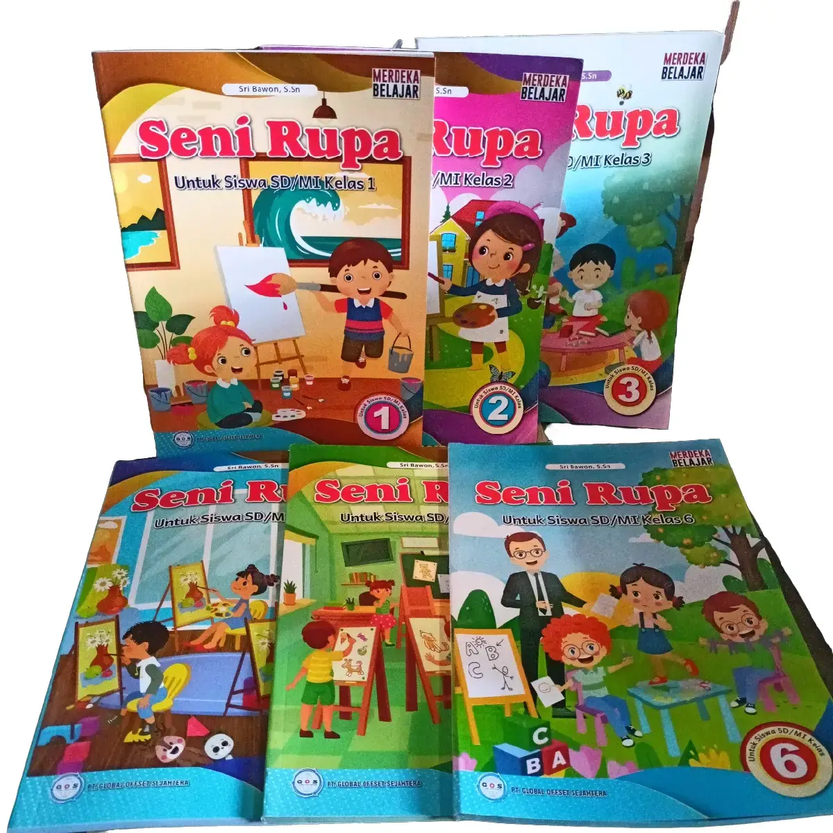 buku seni rupa untuk siswa SD kelas 1,2,3,4,5,6 kurikulum merdeka