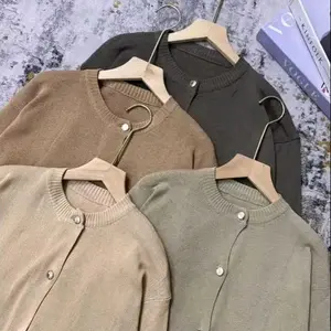 Candigan Rajut Kancing Tangan Korean style Atasan panjang knitwear Quter Top kardigan baju crop sweater basic tebal all size.