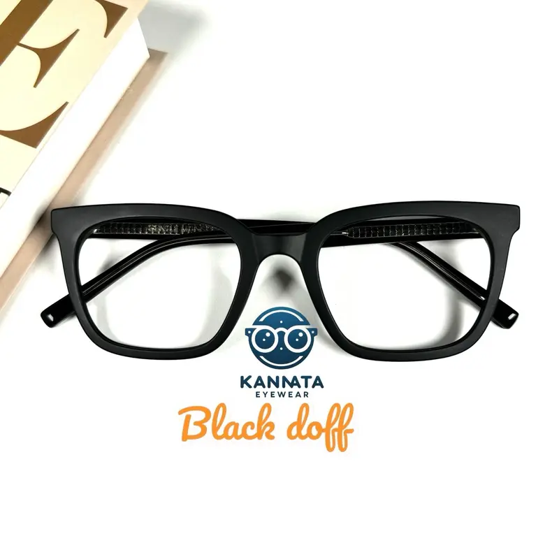 Kacamata kotak 2647 asetat premium blueray uniseks style terbaru eyewear Lensa Glasses 2