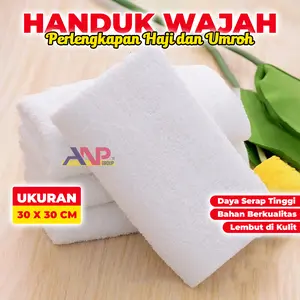 ANP88 Handuk Wajah Muka Leher Bahan Lembut untuk Haji dan Umroh / Handuk Cotton Travel untuk Wajah ANP88 Handuk Wajah Muka Leher Bahan Lembut untuk Haji dan Umroh / Handuk Cotton Travel untuk Wajah