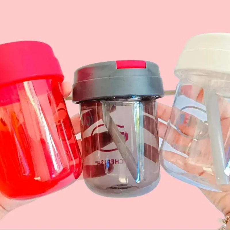 Botol minum anak Sedotan 330ml/ Gelas Bayi Minum Kekinian CUP8 1