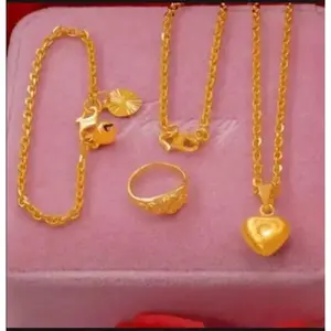 promo best seller set perhiasan wanita nuri berlapis emas 24k sangat cantik anti luntur dan tidak berkarat