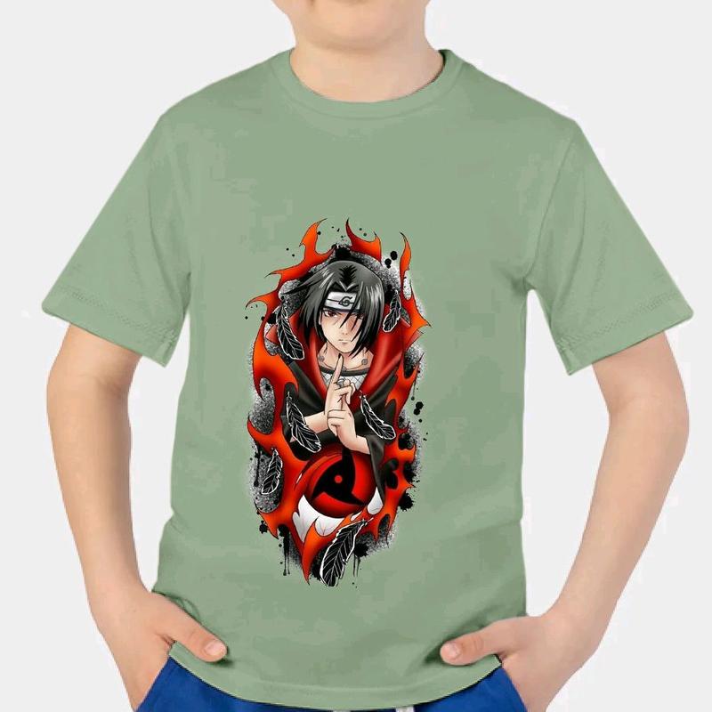 Kaos Anak Itachi Uchiha Akatsuki Kaos Anak Laki Laki Usia 1-12 Tahun Combed Fashion 4