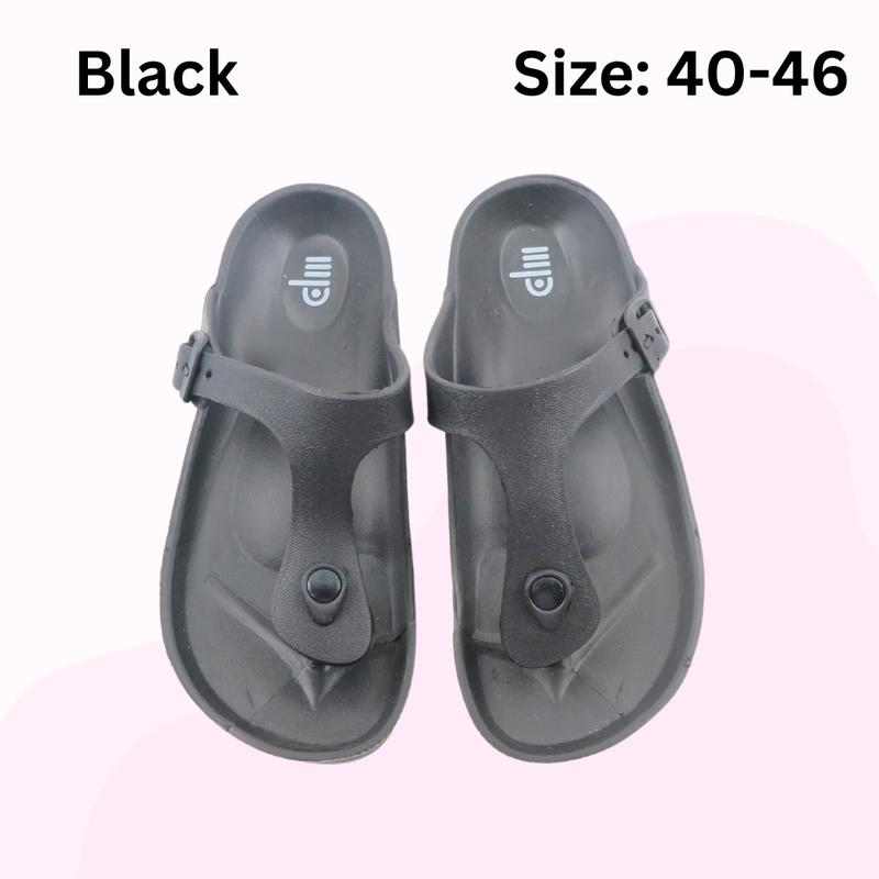 Unisex Slippers In Black Colour / Indoor and Outdoor Slipper (2127M) 3