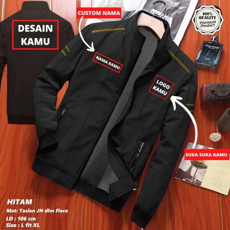 JAKET CUSTOM DESIGN SUKA SUKA | ESPORT GAMING / MOTOR/ OJOL / ORGANISASI / PERGURUAN SILAT SABLON BORDIR Waterproof 0