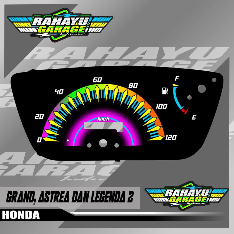 PAPAN SPEEDOMETER CUSTOM HONDA GRAND, ASTREA DAN LEGENDA 2 3