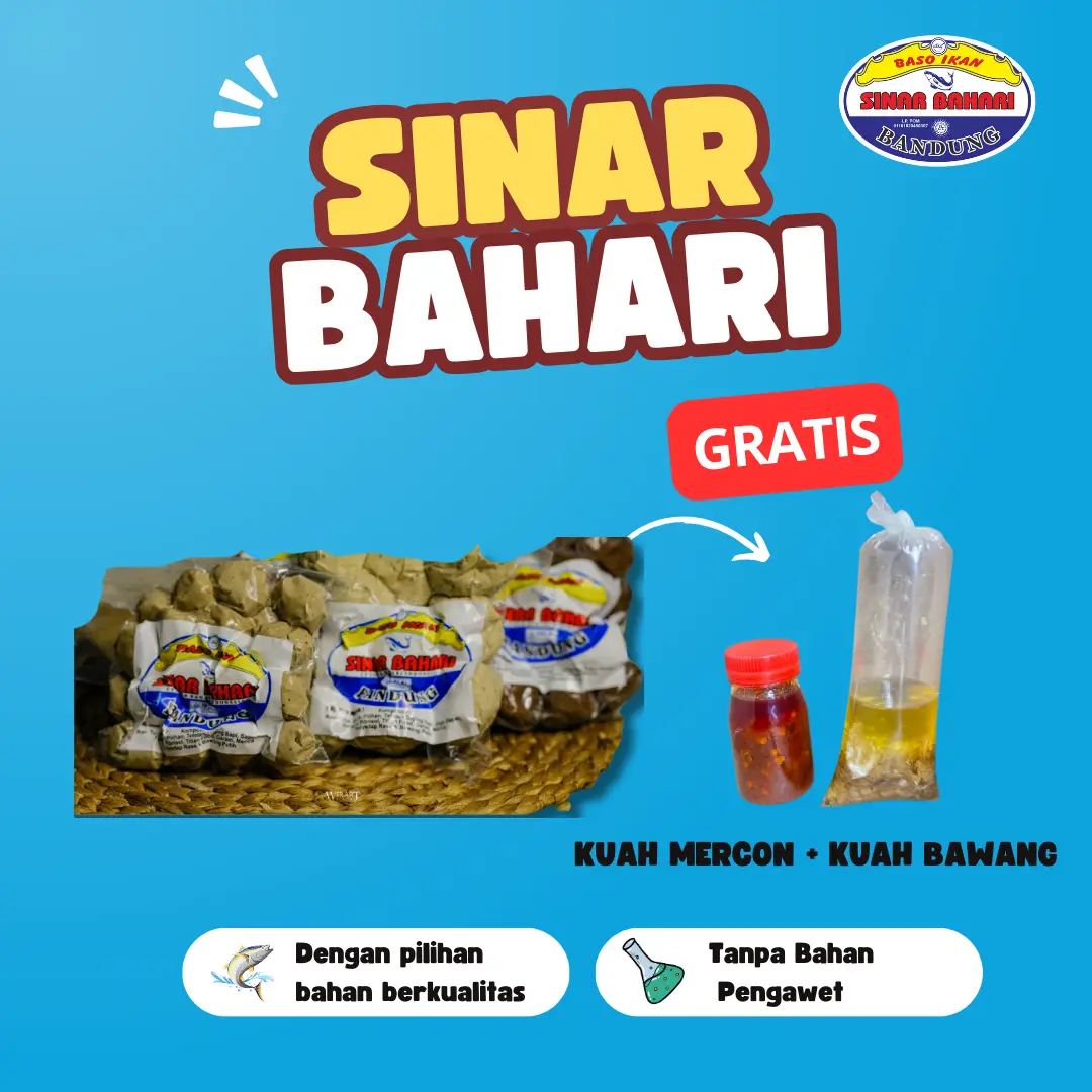 Baso Ikan Sinar Bahari Paket Komplit Bakso Kuah Instan