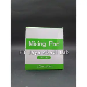 alas pengaduk GIC dental mixing pad kertas paper isi 50 lembar 76x76 mm