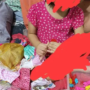 (BAJU BERBI MAINAN BONEKA BERBI) Paket Mainan 5 Baju Berbie 5 Sepatu Berbie 5 Aksesoris Berbie