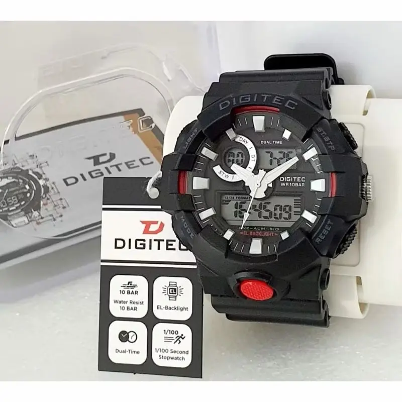 Jam Digitec Water Proof Profesional Original 2112 ( Free Box dan Baterai Cadangan ) 1