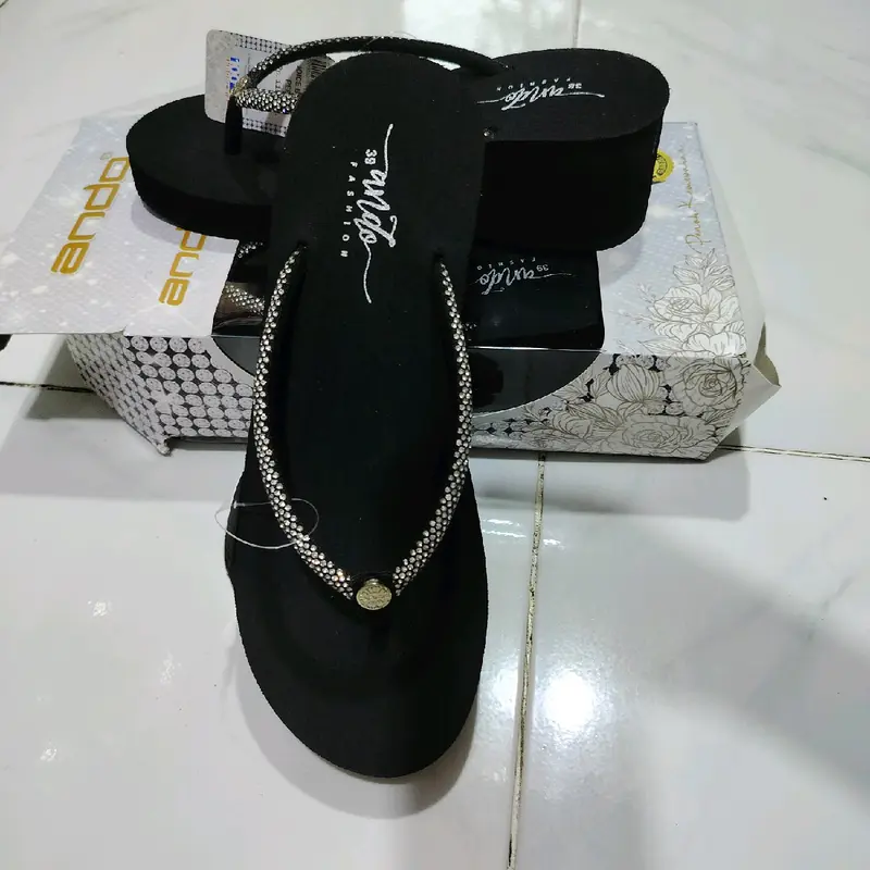 WEDGES ANDO MODEL JOICE 02 BLINK TERBARU!! MEWAH DAN ELEGAN 3