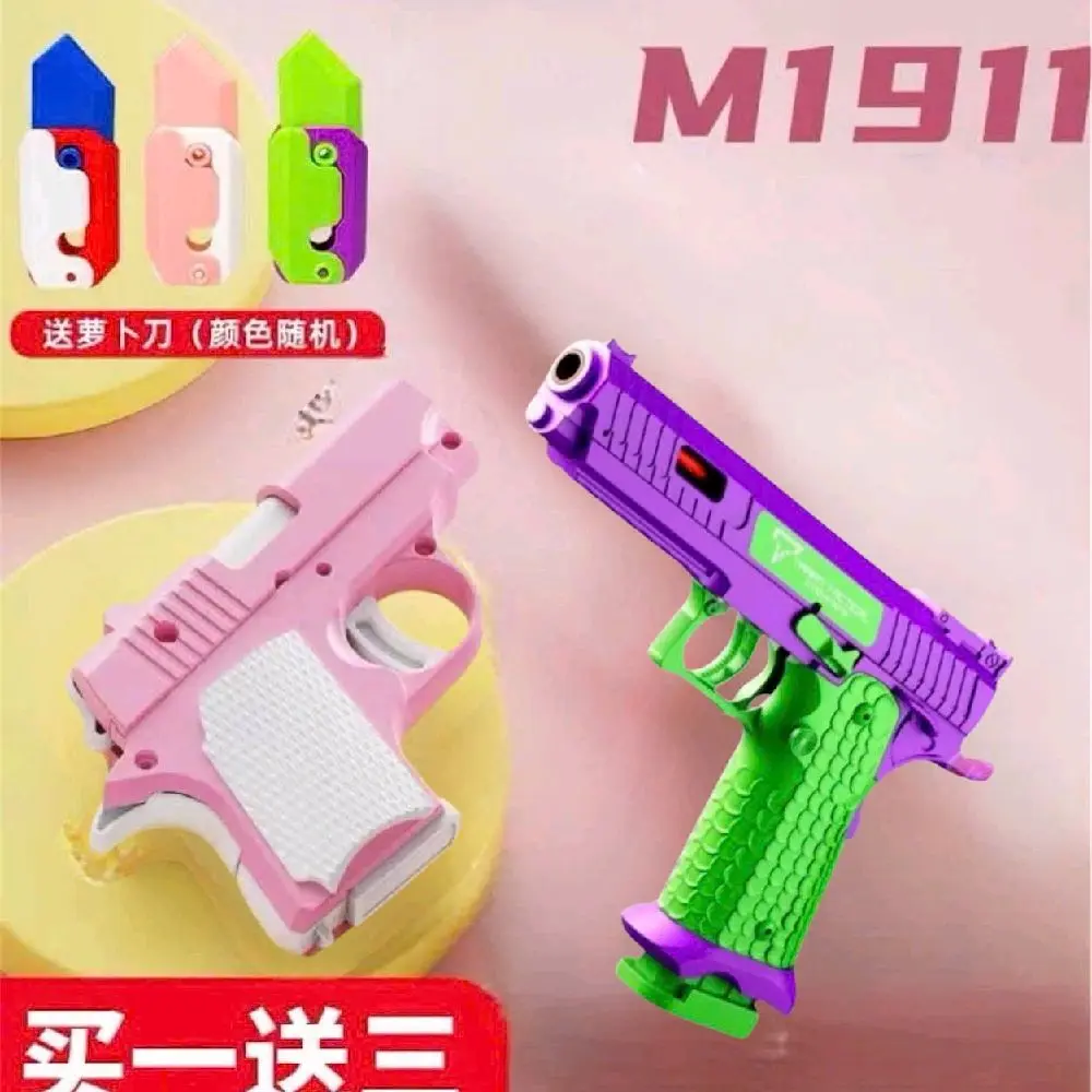 Mô hình đồ chơi cà rốt, combat master, 1911, gloch, phiên bản auto tự động nhiều màu sắc dễ thương cho trẻ. đồ chơi trưng bày