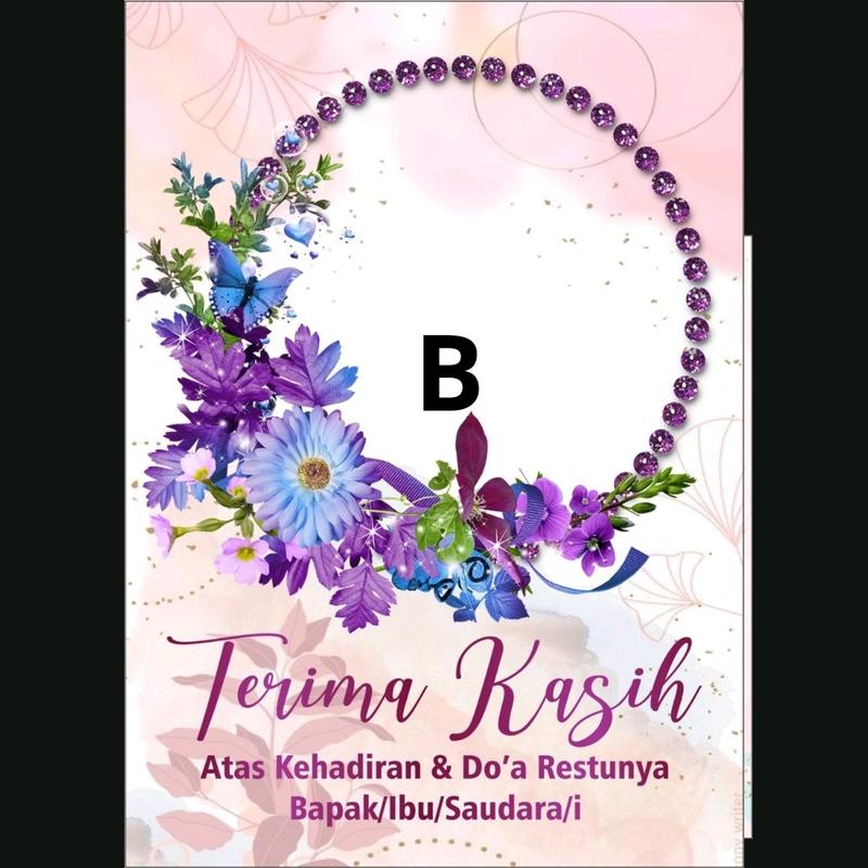 Kartu ucapan terimkasih suvenir pernikahan Cards 2