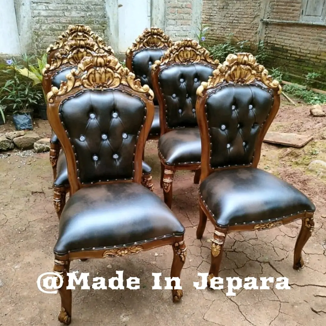 Kursi Ruang Rapat Kayu Jati Ukir Jepara Murah Chairs Furniture