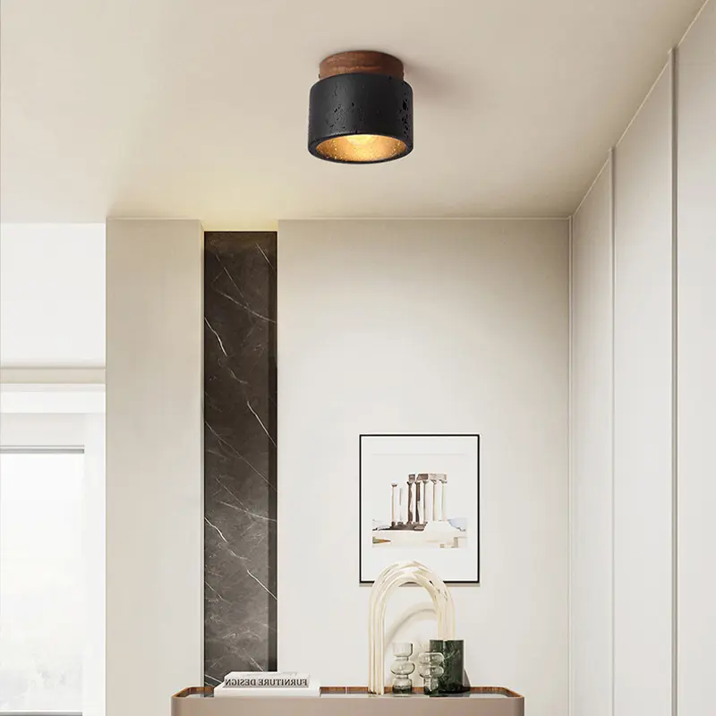 Huangdong stone ceiling light corridor light corridor light entry door door ancient wabi-Sabi cream wind entry LED ceiling light