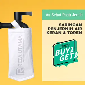 PROMO BELI 1 GRATIS 1 FILTER kran kain saringan penjernih air keruh JADI BENING