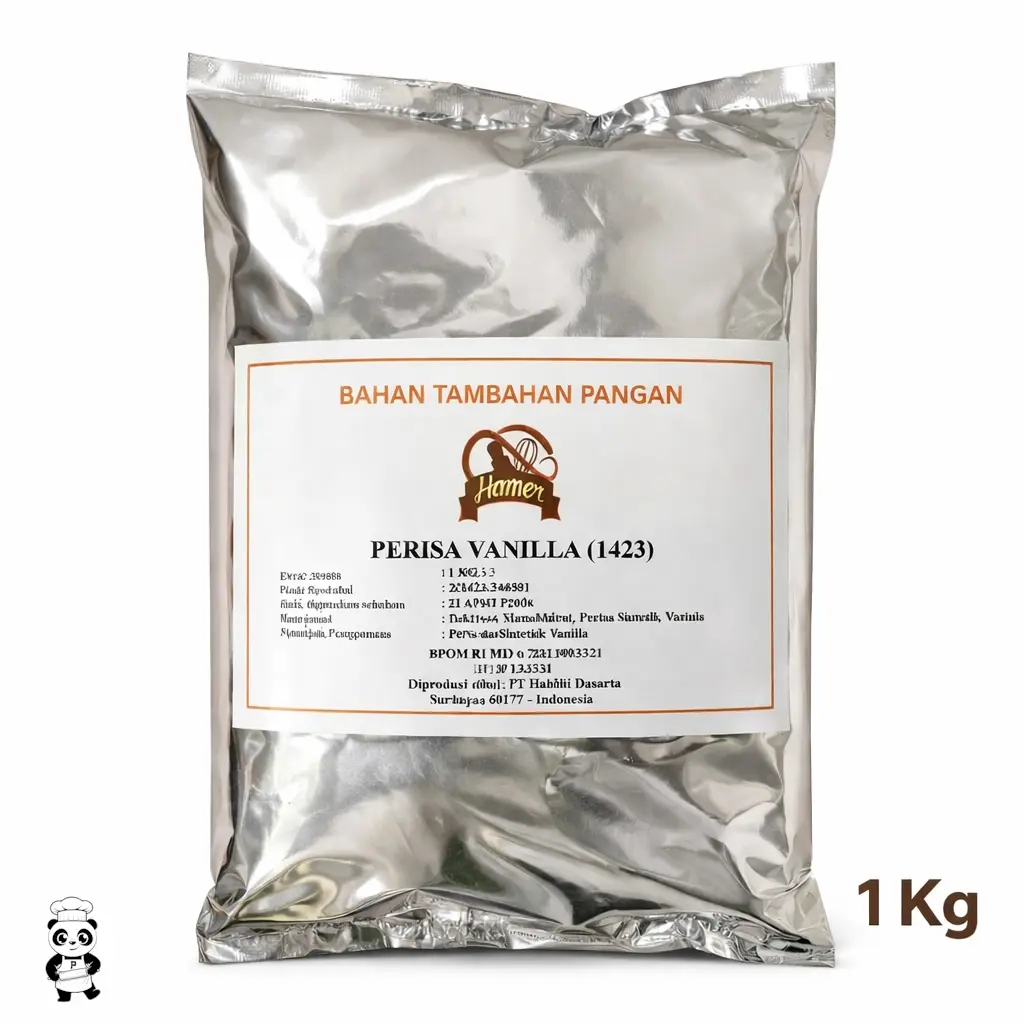 Hamer Perisa Vanila Bubuk (1423) 1 Kg Vanili Bubuk Vanilla Powder