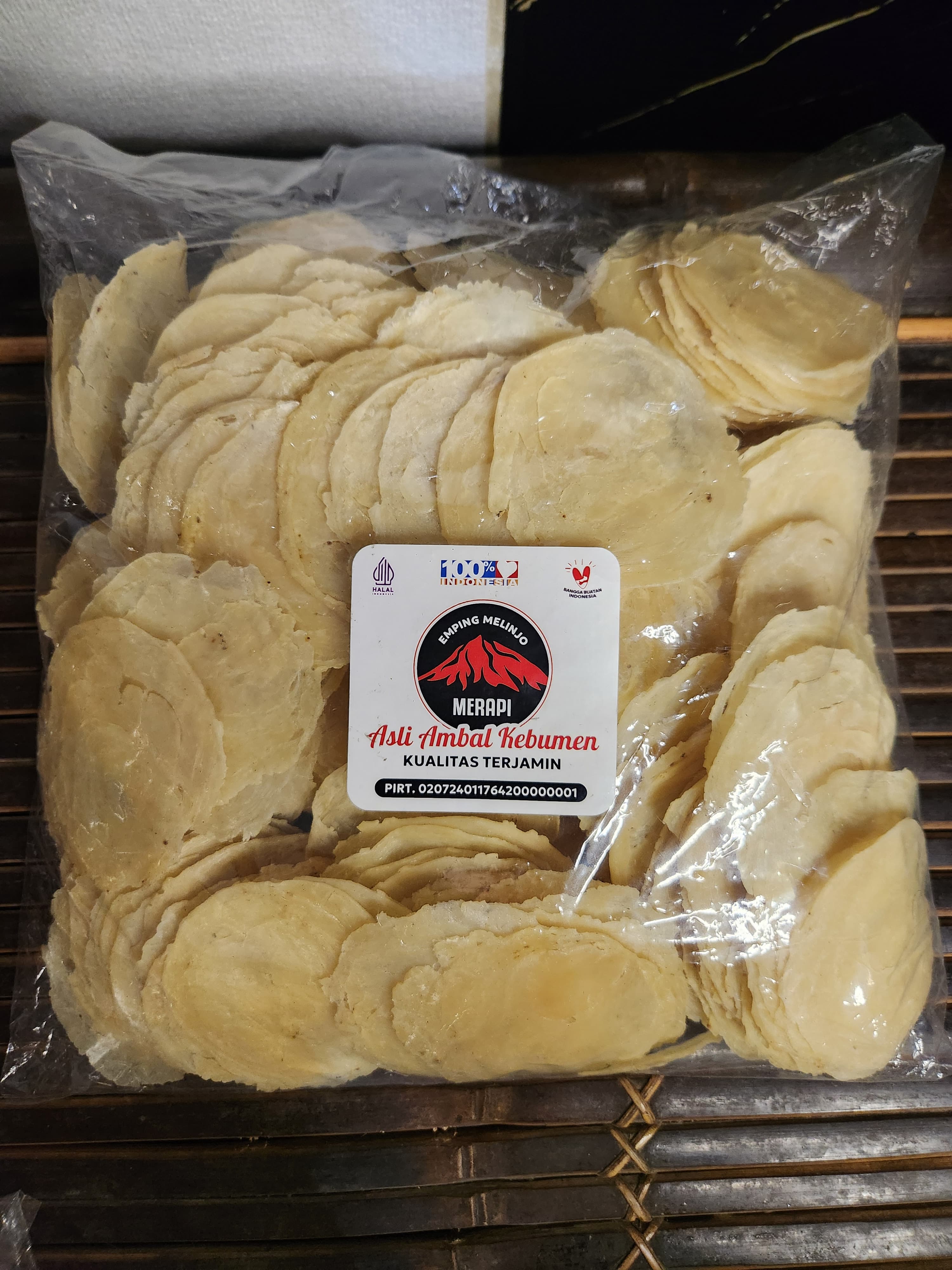 EMPING MELINJO 1KG ASLI KEBUMEN KERING  PASAR Camilan Food Snack Keripik Makanan