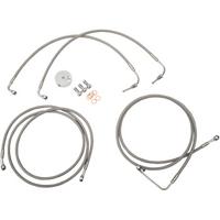Gambar LA CHOPPERS #1741-3945 Stainless Steel Brake Line 18-20" FLH 08-2013 ABS dari BANDUNGPARTS Kota Bandung 1 Tokopedia