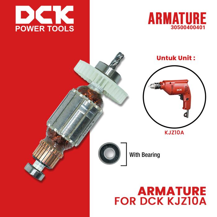 Gambar Armature/Angker untuk Bor KJZ/DJZ/AJZ10A dari DCK Power Tools Indonesia Kota Administrasi Jakarta Barat Tokopedia