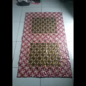 Tikar Sajadah Lipat Anyaman Unik Kerajinan Daur Ulang Plastik Bungkus Kemasan Pop Ice Samak Muslim Traveling