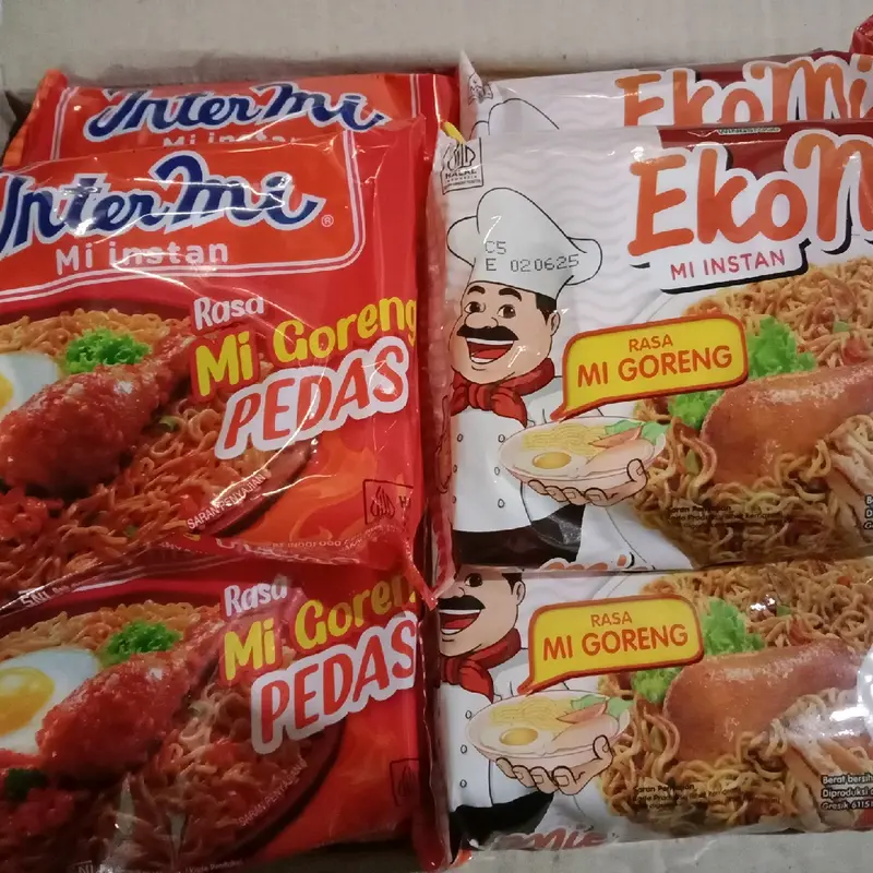 paket viral 20pcs mie (intermi pedas + ekomie instan) @60gr 0