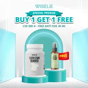 Wiselie Spesial Pembersih Bantal dan Mukenah Cloth Stain Remover Pembersih Penghilang Noda bandel Pakaian Pencerah Warna Pakaian Kain Jamur Sarung bersih