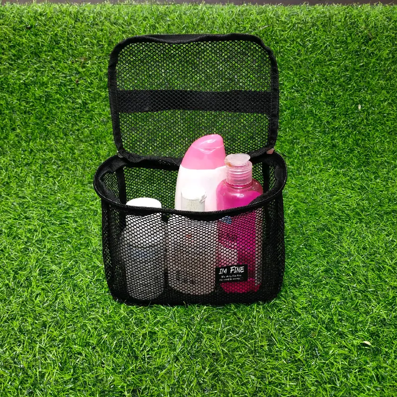Tas Make Up - Tas Skincare - Tas Tempat Sabun - Real Pict pouch jaring j makeup 3