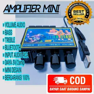 Ampli Bluetooth Super Bass 100% ORIGINAL - BISA COD | Hera Star