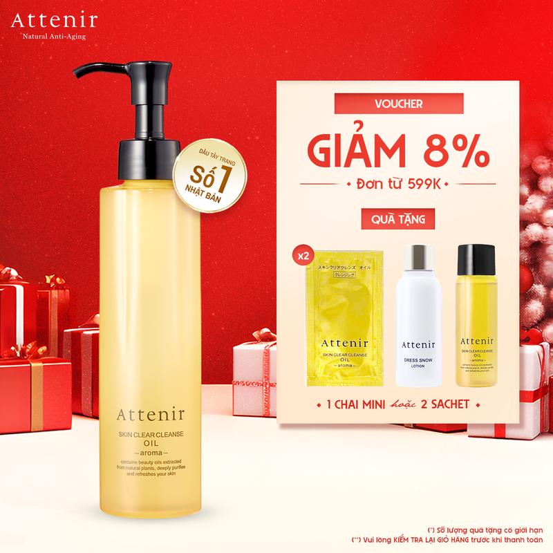 Dầu Tẩy Trang Và Làm Sạch Hương Hoa Neroli 175ml Attenir Skin Clear Cleanse Oil Aroma
