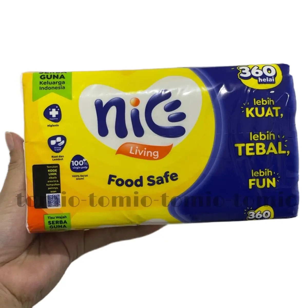 Tissue facial Tisu wajah Nice 360 helai kemasan baru 1pc lembut mendunia
