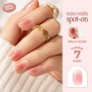 Clear Boundaries  - Eze Nails Spot On Manicure (Kuku Palsu Tempel + Jelly Bond)