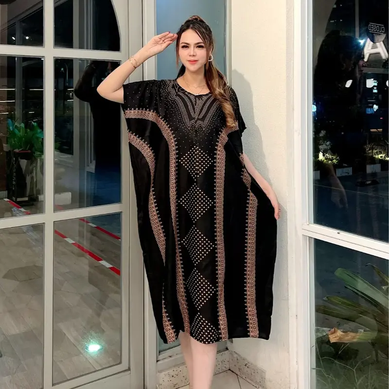 Daster Wanita Lowo Kekinian Resleting Depan Bumil Busui Friendly Motif Serat Kayu Sultan Bahan Rayon Premium Nyaman Tidur  Pendek Panjang Pendek Zipper Jepang Nyaman Kancing Renda Dress Serut Lembut 2