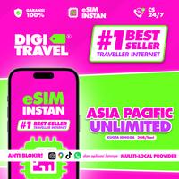 Gambar eSIM Jepang Korea Singapore Malaysia Thailand Unlimited Data Internet Roaming Travel | DIGITRAVEL eSIM Asia Pasifik Negara Unlimited Data Internet Travel Roaming - 1GB/Day +TikTok iOS, 1 Hari dari DIGITRAVEL Kota Administrasi Jakarta Selatan 1 Tokopedia
