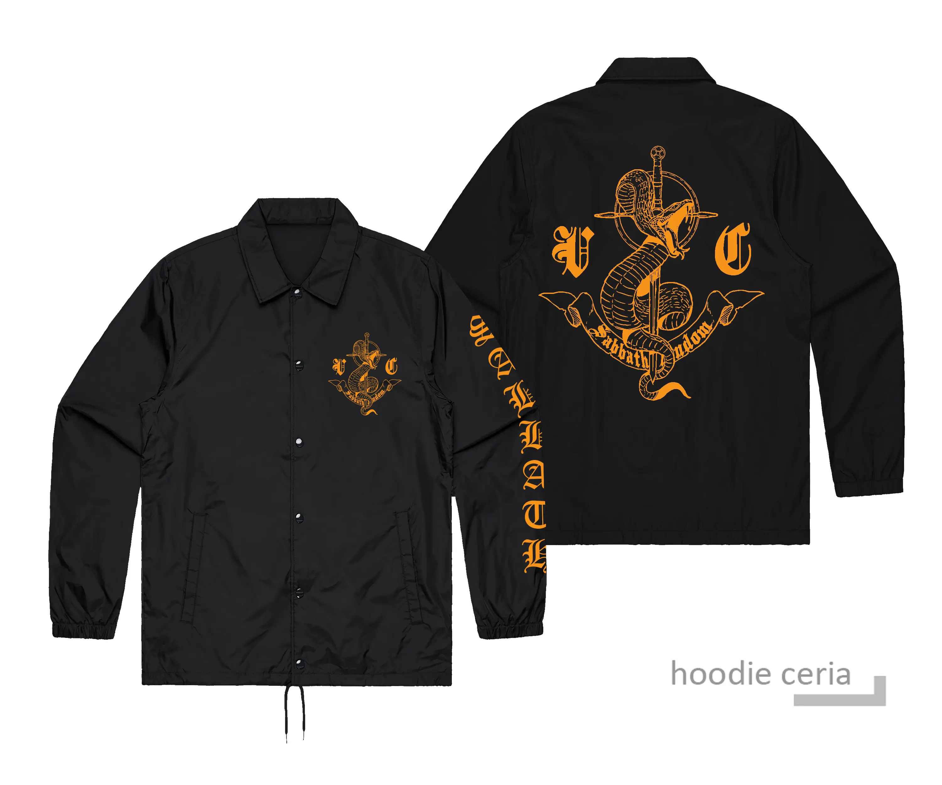 Jaket Windbreaker Sabbath Crew - Coach Jaket Sabbath Crew