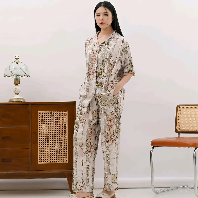 RUMI SET / Piyama Wanita Lengan Pendek (Katalog 2) Busui 8