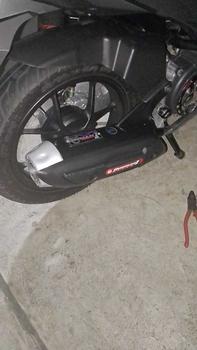 Product Review of Knalpot Original Omman Model Nmufler Emblem Suara Ngbas Adem Cocok Buat Beat Vario Mio Pcx Nmax Racing Motorcycle Tameng Foto from k**y 2