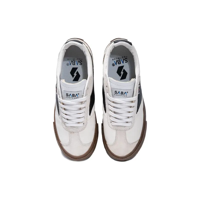 SABA Brazilian Mono Off White Dark Gum - Sepatu Sneakers Casual Pria Wanita 4