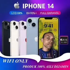 [Bekas] iPhone14 128GB WIFI ONLY BH 80%+  ORIGINAL 100% | MULUS NORMAL FULLSET