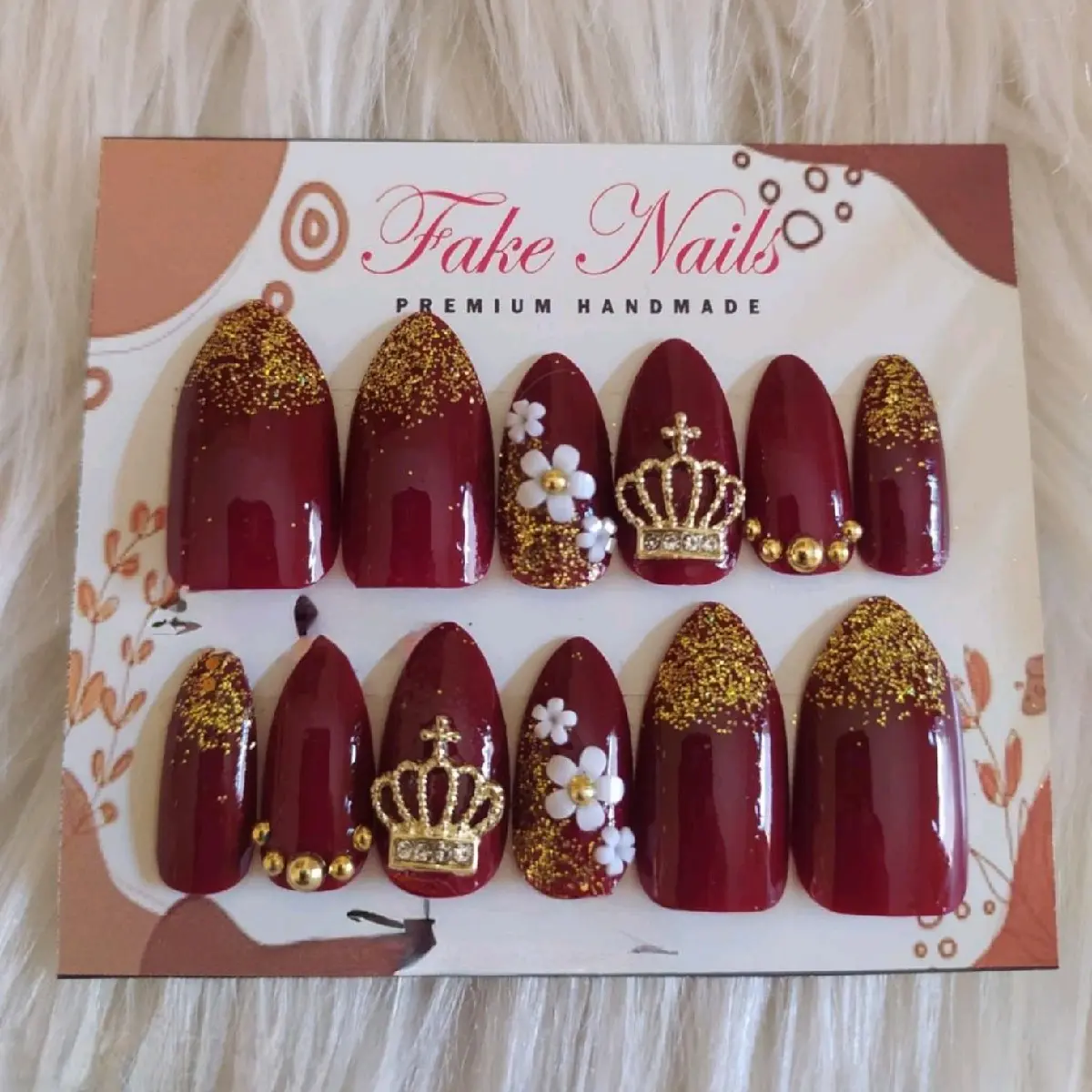 Kuku Nailart 3D Gratis Lem Gel Dan TOOLKIT //Kuku Maroon// Kupal + Lem// Kuku Pom // Kuku  Pengantin