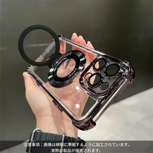 Magnetic Phone Case with Lens Protector, Shockproof Phone Protective Cover,iPhone 15 14 13 12 11 Pro Max,ケース