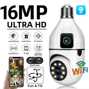 IP CAMERA CCTV BOHLAM V380 / V380PRO 16MP PTZ SPEED DOME DUAL LENSA FULL HD MICRO SD KAMERA cctv  v380