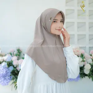 hijab bergo sport akrilik size M nutup dada jersey premium / jilbab instan bergo hamidah size M jersey Embos akrilik