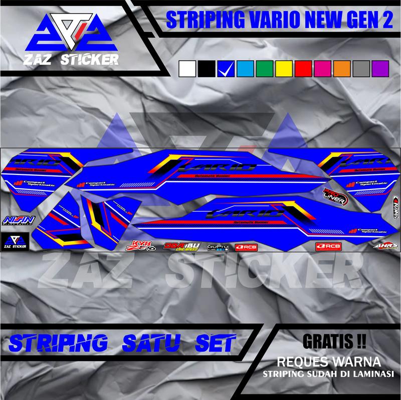 Product Introduction of Zaz Sticker Striping Vario New Gen 2 Design Motif 13 20